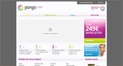 Desktop Screenshot of pongo.ro