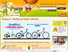 Tablet Screenshot of pongo.cz